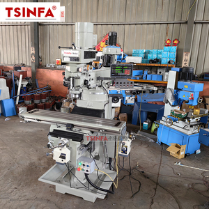 Compre fresadora de torreta 2025 4H fresadora de rodilla pequeña vertical fresadora horizontal 4V equipo mecánico manual universal - Product Image 3