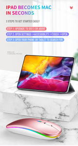 Có Thể Điều Chỉnh DPI Đen Chuột Mỏng Mini Soundless Không Dây <span class=keywords><strong>Bluetooth</strong></span> Chuột Cho Máy Tính Bảng Máy Tính Để Bàn Máy Tính Xách Tay - Product Image 5