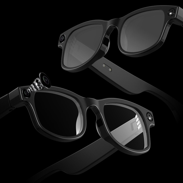 Cross-border Explosions Smart Glasses Support AI Translation Call Music Control Camera 500W 4K for Metal Frame Wifi