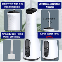 Hydropulseur Électrique Portable Professionnel Sans Fil pour Nettoyage Dentaire et Irrigation Buccale