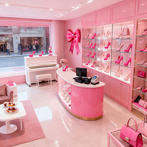 Vitrine à <span class=keywords><strong>chaussures</strong></span> à <span class=keywords><strong>talons</strong></span> hauts de haute qualité, écologique, robuste, avec éclairage LED pour les magasins de détail et les centres commerciaux - Product Image 5