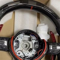 Volant en fibre de carbone LED pour BMW 2 3 5 X4 X3 M4 F30 F35 F31 F32 F10 F20 F18 F11 F07 M3 M5 E90 E46 (vente en gros)
