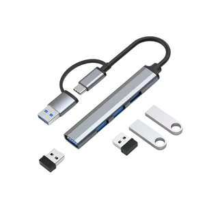 Hub USB en gros Type-C/USB vers USB 3.0 pour téléphones mobiles et ordinateurs, connecte souris, clavier et lecteur de cartes - Product Image 1