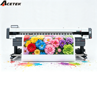 Plotter de Inyección de Tinta Industrial de 3.2m (10 pies) de Formato Grande, Impresora Eco Solvente para Publicidad, Directo de Fábrica