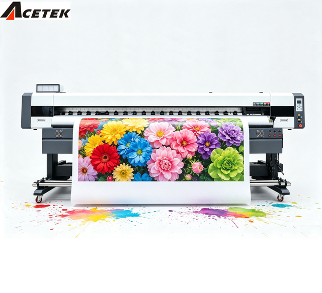 Factory Direct 3.2m 10FT Industrial Inkjet Plotter Large Format Eco Solvent Printer for Advertising