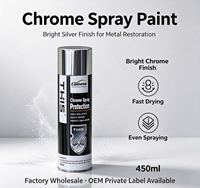 Peinture en aérosol effet métallisé argenté, vernis laqué haute résistance pour jantes, peinture liquide chrome doré effet miroir, peinture métallique en spray