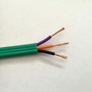 Câble plat souple multibrin 2 conducteurs 10,0 mm TPS 450/750V 90, isolé PVC, gaine en cuivre, pour distribution d'énergie SPT - Product Image 4