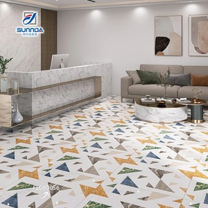 300x300 600x600 hoa cây hình học thiết kế mộc mạc sứ sàn tường gạch nhà bếp phòng tắm trang trí Phật sơn chất lượng - Product Image 2