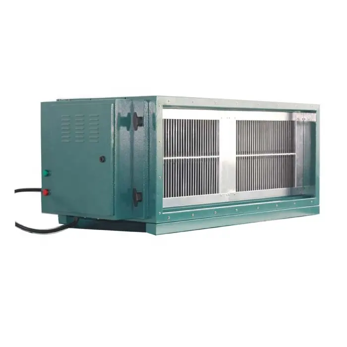Kommerzielle Küche elektrostatische Luftreiniger Leitungsreinigungsausrüstung elektrostatische Niederschneider oder ESP für reine Luft