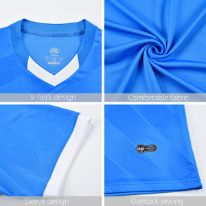 Uniseks Retro sepak bola Kit kustom grosir dicetak kaus seragam sepak bola atasan pelatihan celana pendek ODM layanan - Product Image 5