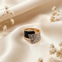 Bague ajustable exquise, adaptée aux hommes et aux femmes. Vente en gros disponible