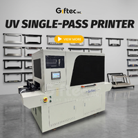 Imprimante UV à passage unique Giftec, impression Ricoh pour plaques d'immatriculation ABS |   Imprimante jet d'encre numérique automatique haute vitesse, encre écologique