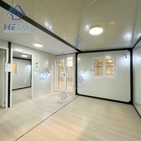 Sıcak Fırsat 20Ft 40Ft Prefabrik Konteyner Genişletilebilir Ev 1 2 3 4 5 Yatak Odalı Katlanabilir Yaşam Alanı Tiny House Villa