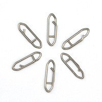 Clips de pêche en acier inoxydable, haute résistance, accessoires de pêche, attaches à pression pour carpe, 20 pièces