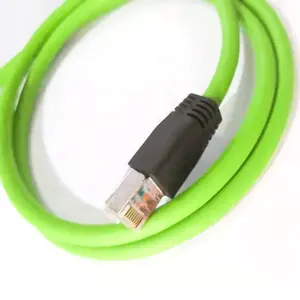 Cable Ethernet industrial Ethercat Cable servo flexible de doble blindaje Ultra Class 6 De 8 núcleos