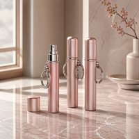 Atomiseur de parfum miniature Firduas avec logo personnalisé, porte-clés, 5 ml, rechargeable, flacon pulvérisateur portable, distributeur de parfum de poche pour les voyages