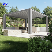 Pergola en aluminium robuste 6063-T6, design écologique pour jardinage en arrière-cour, fabricant OEM, production en gros pour partenaires B2B