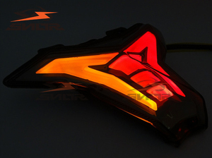 SNOR ZX25R ZX6R ZX10R feu stop LED feu arrière personnalisé pour <span class=keywords><strong>KAWASAKI</strong></span> NINJA Z1000 <span class=keywords><strong>Z400</strong></span> 2016 2020 2021 <span class=keywords><strong>2022</strong></span> - Product Image 3