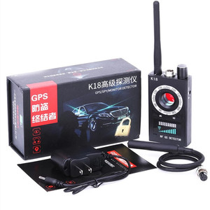 Détecteur de signal sans fil Hua Shun Vision K18, anti-espionnage, détecteur de caméra espion, détecteur de bug GPS avec alarme sonore et vibratoire, portée 0-10 m - Product Image 2