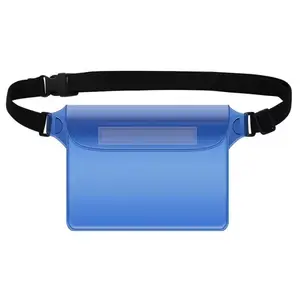 Bolsa de natação à prova d'água para mergulho, bolsa de ombro para celular, bolsa esportiva para praia e barco, bolsa de cintura para celular
