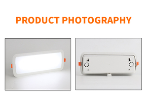 3 giờ sao lưu lõm Gắn Đèn LED khẩn cấp nhựa CE trắng 90 Lithium-ion khẩn cấp ánh sáng có thể sạc lại nhựa 3 năm 2 giây - Product Image 5