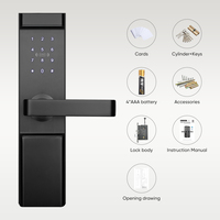 Nouvelle serrure de porte intelligente Locstar Tthotel, modèle de gros, haute qualité, sans contact, avec carte, mot de passe, application et code, antivol pour hôtels