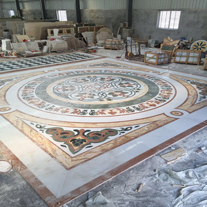 Mặt Bàn La Bàn Huy Chương Khảm Tia Nước Cẩm Thạch - Product Image 4