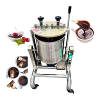 Équipement de transformation du chocolat, machine à broyer le chocolat en acier inoxydable, machine à mélanger le chocolat en pierre