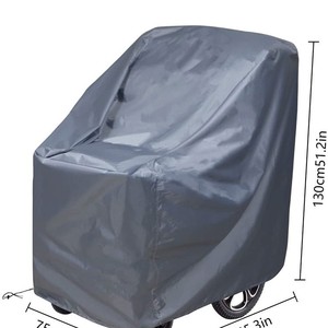 Wheelchair Dust Cover 115x75x130cm Polyester Protective Cover for Electric Wheelchair Mobility Scooter - Product Image 2