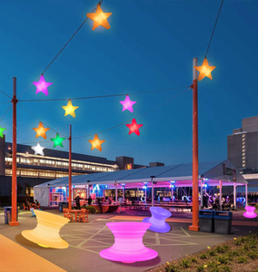 Wholesale Modern LED Bar Furniture 360 Rotating Gyro <b>Chair</b> & <b>Stool</b> 16 Colors Eco-Friendly for Outdoor & Living Room Use - Product Image 4