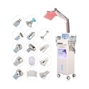 הידרו h2o2 פנים reskin dermabrasion PDT אור טיפול מקצועי 14 ב 1 הידרה microdermabrasion מכונת