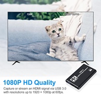 Tarjeta de Captura de Video HDTV 4K 1080P 60FPS HDTV a USB 3.0 MP4 para Transmisión en Vivo, Cámara de Trabajo, Xbox, PS4, PS5, PC, OBS, Juegos, Nintendo Switch