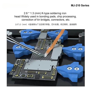 IParts Mijing C210 serie púrpura cobre integrado puntas de soldador teléfono móvil PCB reparación puntas de soldador - Product Image 5