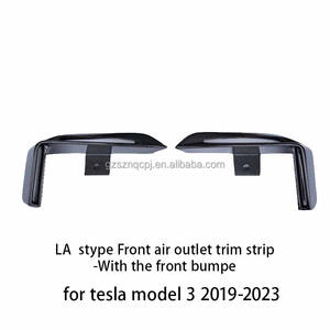 Kit carrosserie pour <span class=keywords><strong>Tesla</strong></span> <span class=keywords><strong>Model</strong></span> <span class=keywords><strong>3</strong></span> 2019-2023 Pare-chocs avant <span class=keywords><strong>LA</strong></span> Cmst Vente à chaud Pare-chocs de voiture à lèvre avant modifiée en fibre de carbone - Product Image 3