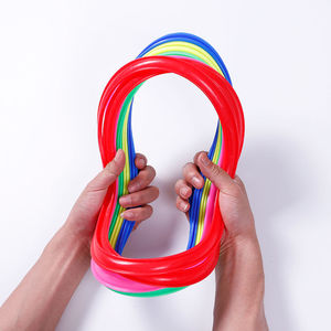 Ensemble de cerceaux pour enfants, jeu de cerceaux en plastique pour hopscotch, jouet d'entraînement sensoriel pour tout-petits - Product Image 5