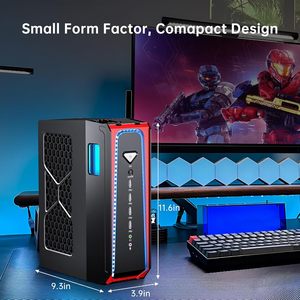 Flüssigkeitsgekühlter <span class=keywords><strong>Mini</strong></span>-<span class=keywords><strong>PC</strong></span> 14. Generation Core I9 14900F Schreibtischcomputer RTX5070 12G 8K Gaming-Workstation Büro-<span class=keywords><strong>Server</strong></span> - Product Image 6