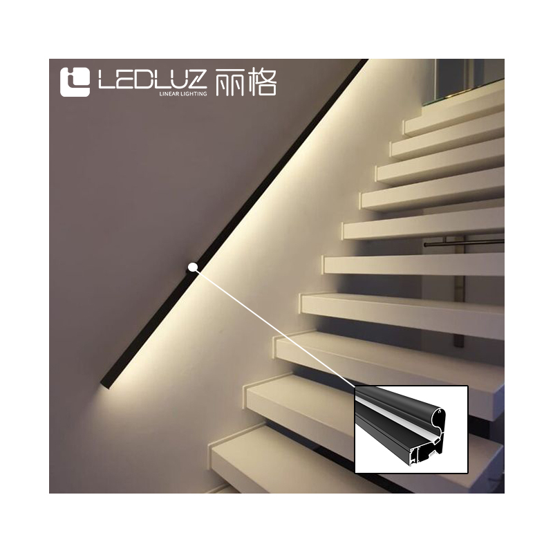 High-Quality Indoor LED Handrail Light up & Down Lighting, Sturdy Extruded Aluminum, Elegant Design, Easy Installation