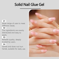 Colle solide pour ongles, facile à utiliser, portable, douce et résistante, pour salons de manucure