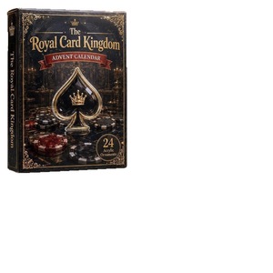 Calendrier de l'Avent 2026 de jeux de cartes d'échecs transfrontaliers, série de jeux de société, boîte mystère de Noël S pour les 5-7 ans, Cross Crown Roman - Product Image 5