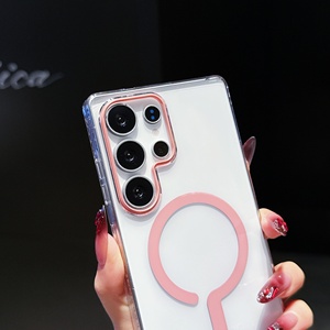 เคสโทรศัพท์มือถือแบบใสกันกระแทก ป้องกันเลนส์กล้องด้วยแม่เหล็ก สำหรับ Samsung S25 Ultra - Product Image 3