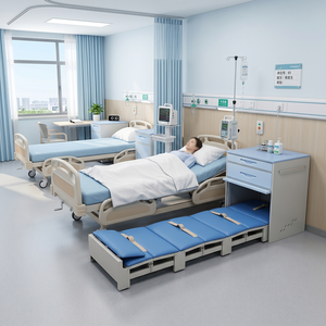 Cama de Hospital Plegable de Acero Estable con Cajones Integrados, Diseño Moderno, Duradera y Portátil para Pacientes y Clínicas - Product Image 4