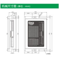Kinco Driver loncatan CM860 DC24V-70V 6A, tipe micro-step dua fase dengan 57 Motor
