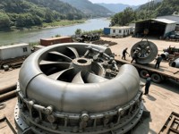Generator Energi Bebas 150KW-2MV Turbin Pelton Hidro Sistem Roda Gila Baja untuk 50kw
