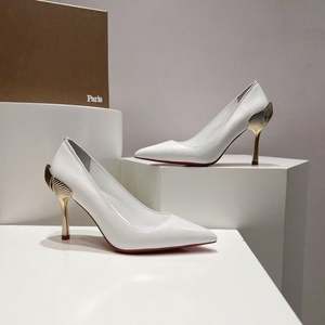 Chaussures de soirée élégantes pour femmes, talons hauts rouges, plateforme, talon fin, chaussures de luxe pour femmes - Product Image 1