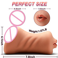Analer Masturbator Cup Erwachsenen-Sexspielzeug Realistische Taschenvagina für Männer Silikon TPE Masturbator Saugmaschine
