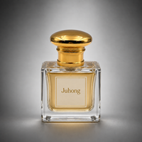 Tapa de Perfume de Aleación de Zinc con Logotipo Personalizado, Dorada, Lisa, Ovalada, con Múltiples Anillos, Ranuras Cilíndricas, Cubierta de Lujo para Botella de Perfume, Fabricante OEM