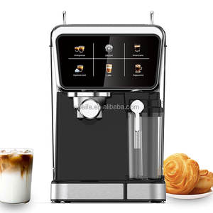 Cafetera Espresso Aifa <span class=keywords><strong>de</strong></span> Acero Inoxidable <span class=keywords><strong>de</strong></span> 20 Bares con Pantalla Táctil Programable para Espresso/Latte/Cappuccino - Product Image 2