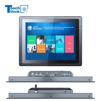 Panel PC Industrial Todo en Uno sin Ventilador con Pantalla Táctil Android A133 y Bisel de Aluminio Ultrafino de 3 mm para Control de Automatización