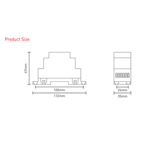 Ltech Dali on/<span class=keywords><strong>off</strong></span> xe buýt điện điều khiển đường sắt/vít kép mục đích chuyển tiếp thiết bị chuyển mạch DR - Product Image 6