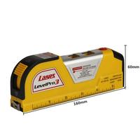 Niveau laser LV02 4-en-1, ruban à mesurer laser avec petit niveau infrarouge, outil de mesure de décoration portable